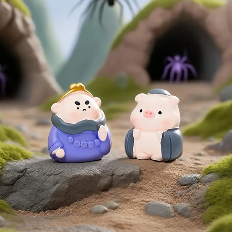Car and Office Desk Decor Cartoon Ornament Journey To The West Inspired