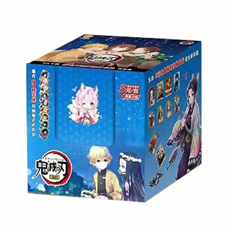 bandai Demon Slayer Kimetsu No Yaiba 100 Trading Card Booster Box Anime TCG NEW Collection Card