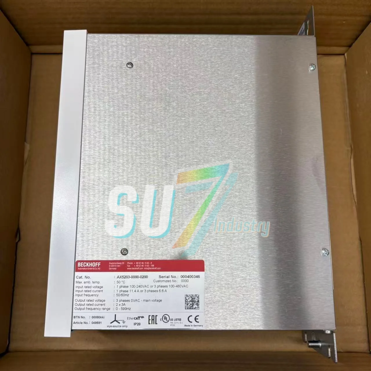 Neuer originaler Servoantrieb AX5203-0000-0200