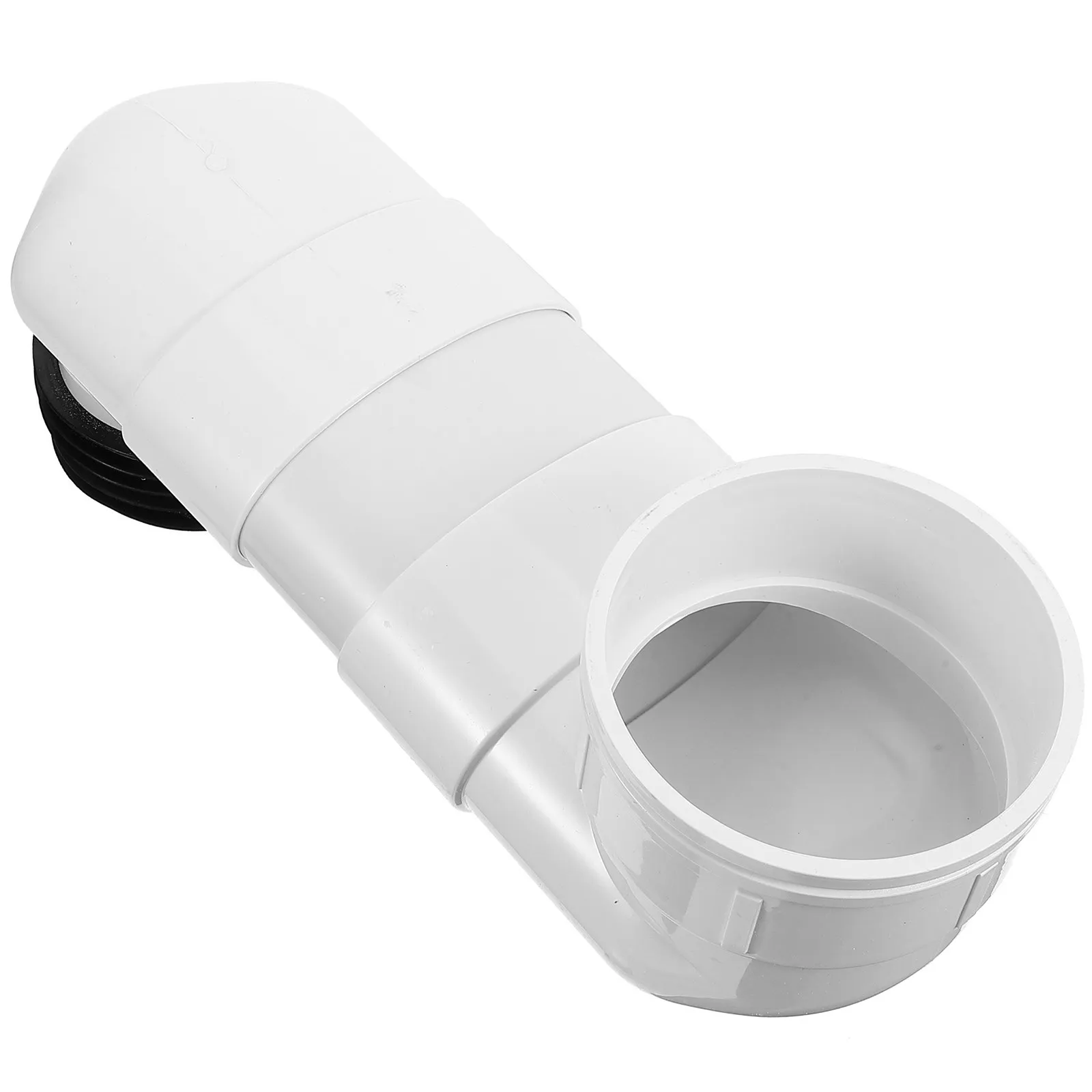 1Set Toilet Flange Extender Shifter PVC Construction Prevents Clogs Optimized Flow Residential Commercial Use