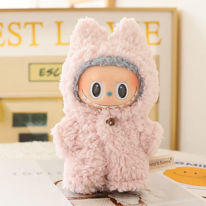 New doll clothes dolls DIY pendant clothes doll clothes pink love bear dress suspender skirt small clothes DIY