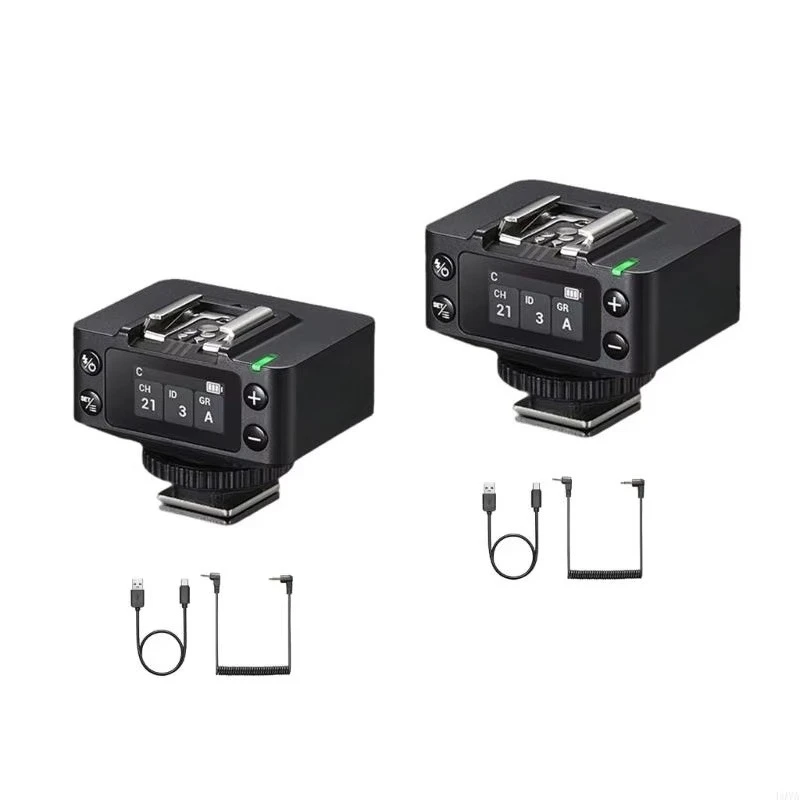 k05 Wireless Flash Trigger Receiver TTL Flashes 100m Range Color Display