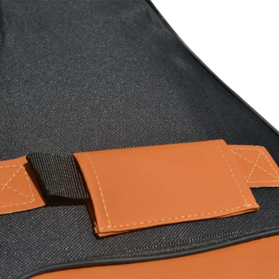 حقيبة جيتار كهربائي حقيبة جيتار 6 مم مبطنة بحزام للرقبة وجيوب حقيبة جيتار ناعمة