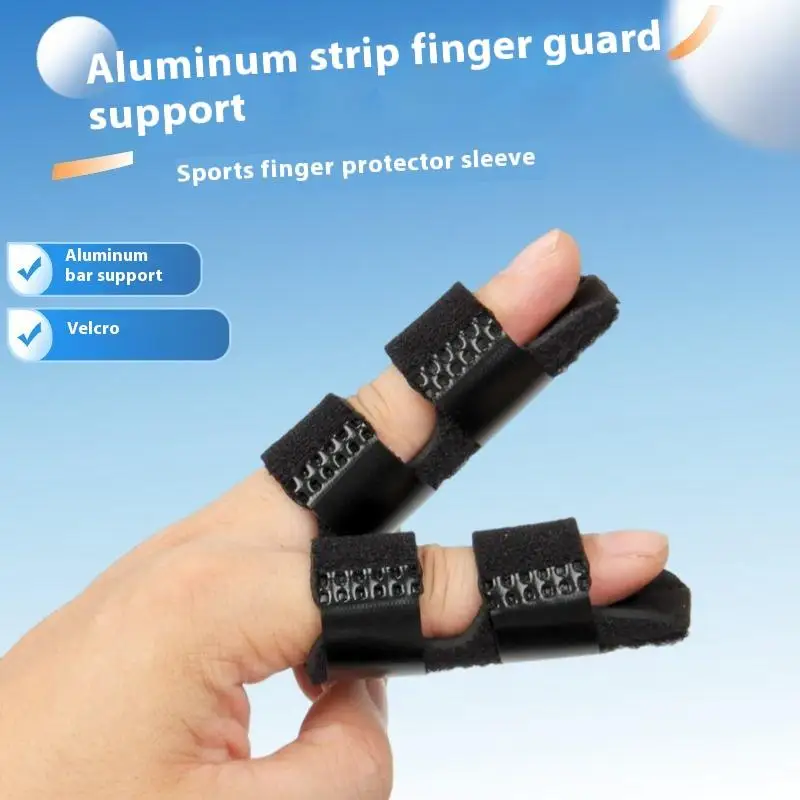 Finger Fixing Splint Straightening Brace Adjustable Strap With Aluminium Plate Support For Finger Corrector Knuckle Care Recover