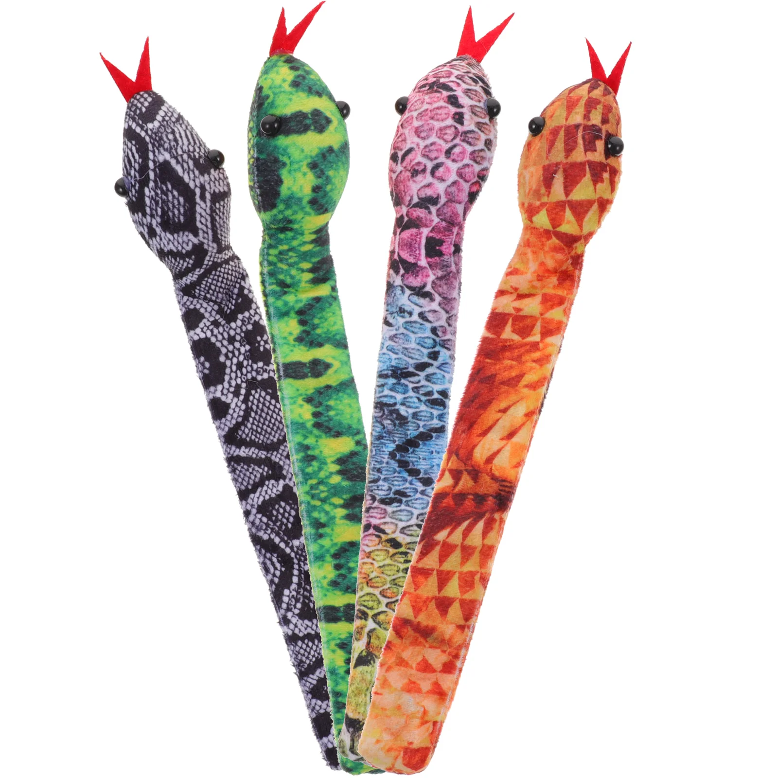 

Snake Plush Ring Wrist Straps Slap Bracelet for Kids Bracelets Stuffed Animals Girls