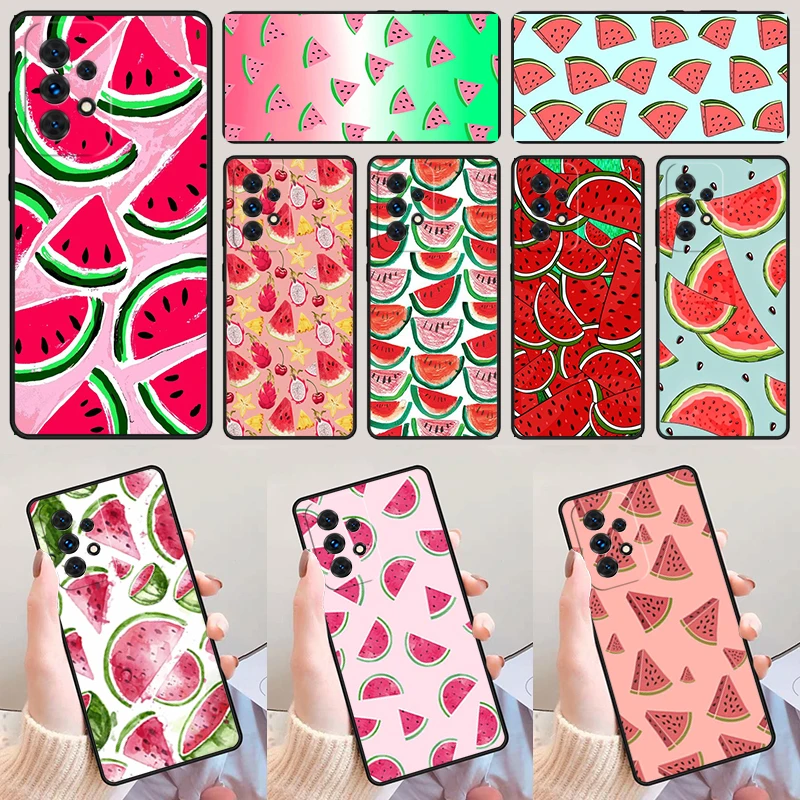 Summer Fruit Watermelon phone case For Samsung Galaxy A42 A31 A40 A51 A71 A32 A80 A91 A52 A72 A20e A21S A50 A70 A11 A12 Cover