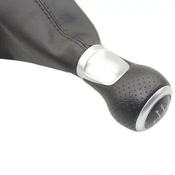 適用於奧迪A3 S3 8P 2003-2012的5/6速汽車變速桿球頭PU皮革換檔桿桿套防塵套 8 最佳銷售 奧迪A3 8P檔把 - №1