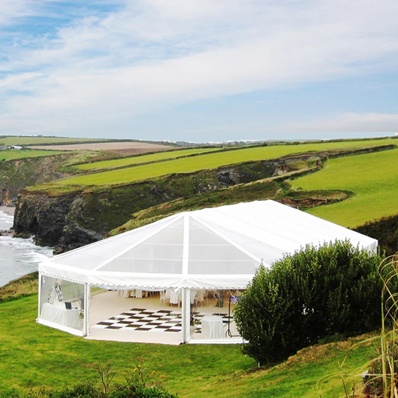 Outdoor luxury clear roof wedding tents canopy for 200 300 500 people