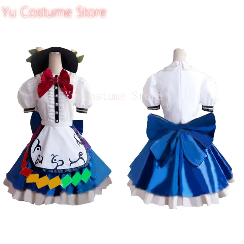 فستان Yu Touhou Project Hinanawi Tenshi أزياء تنكرية لحفلات الرسوم المتحركة أزياء الهالوين للعب الأدوار ملابس الملابس