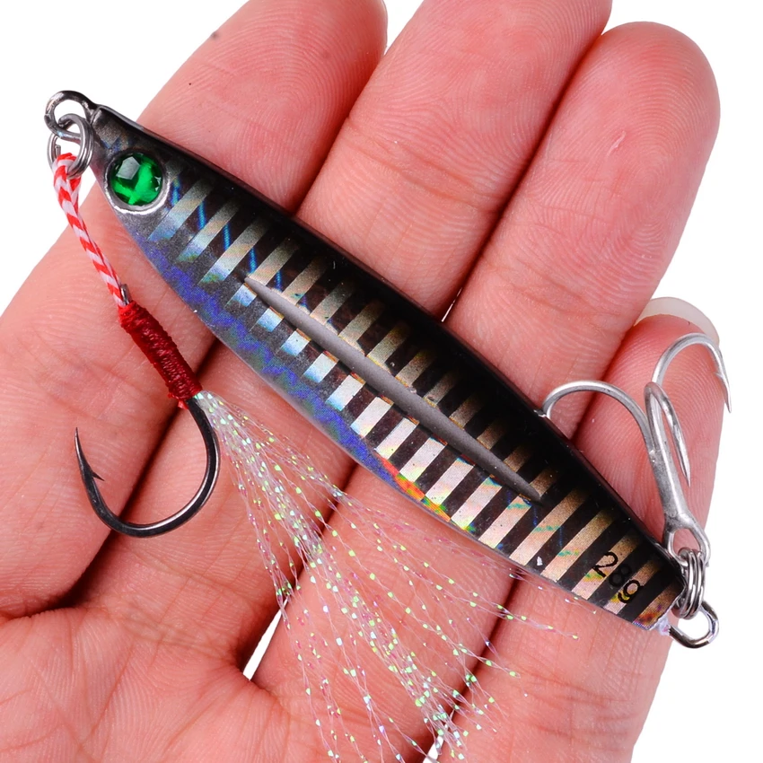 1pc Metal Spinner Cast Jig Spoon Fishing Lure 7-40g Sinking Hard Artificial Bait Fish Wobbler Carp Pike Sea Fishing Lures Tackle