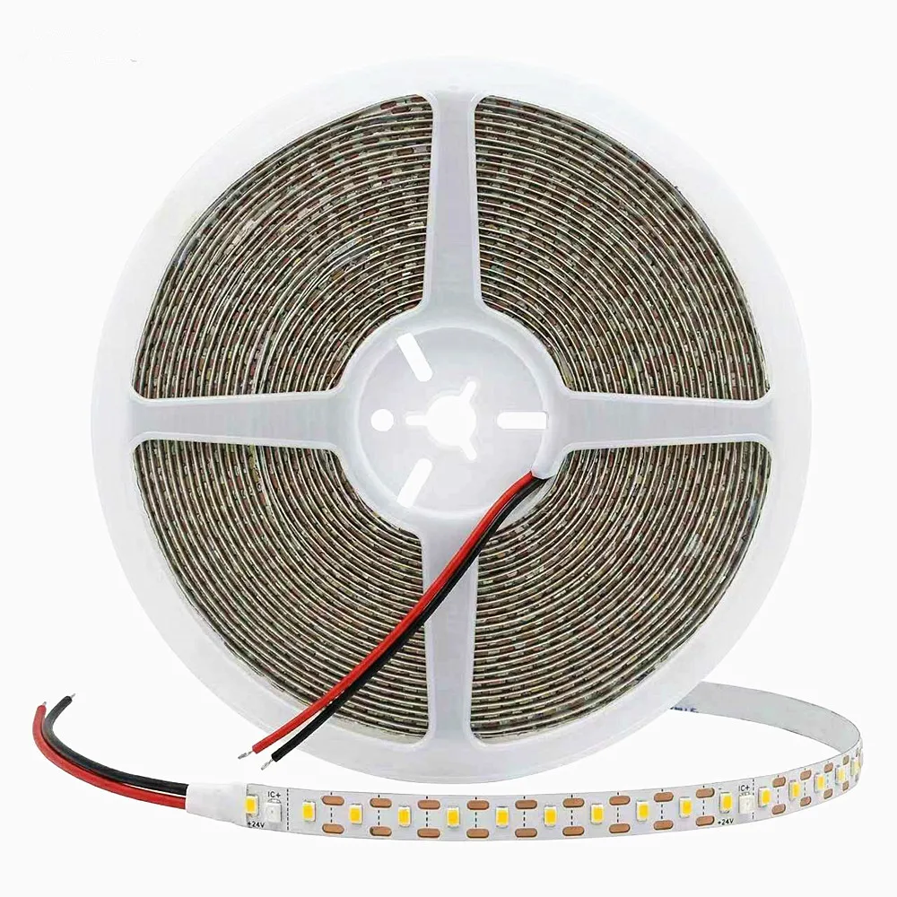 Bande LED 10M 24V 2835 Dimmable Flexible Blanc Froid 6500K Blanc Naturel 4000K Blanc Chaud 3000K 1 LED par coupe Sans chute de tension
