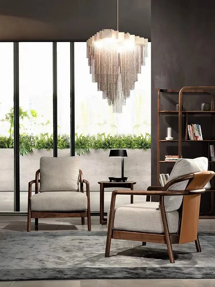 French Modern Gold Chain OZ1212 Pendant Lights Classical Textured Home-applicants Elegant Led Suspension For Living Room