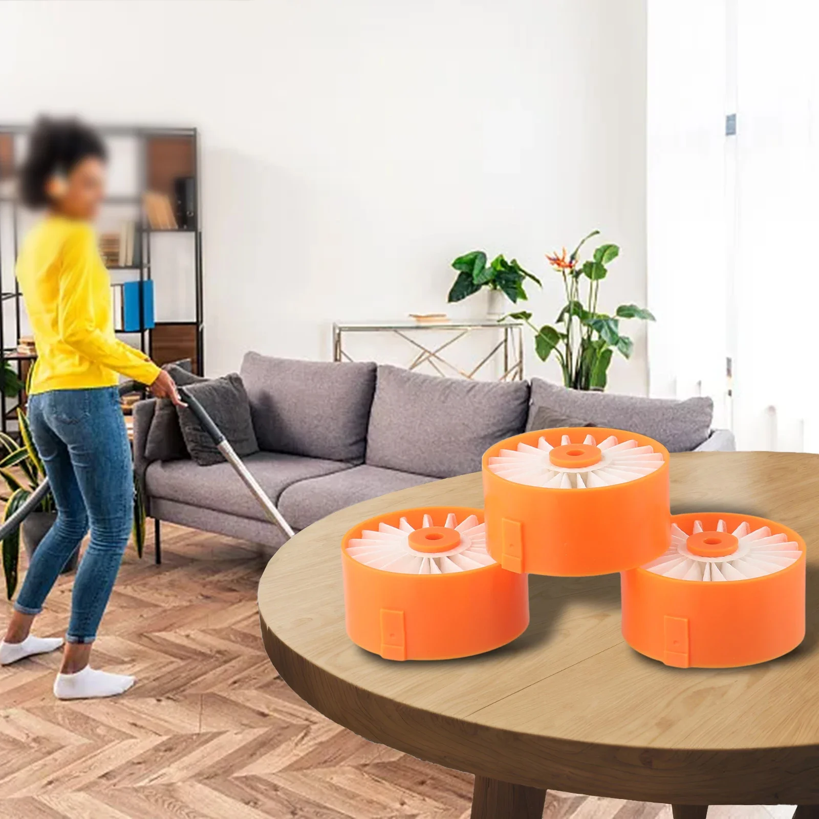 Enjoy Optimal Cleaning Performance With 3 Pack Filter Element For BSV2020 Wireless Vacuum Cleaner Parts