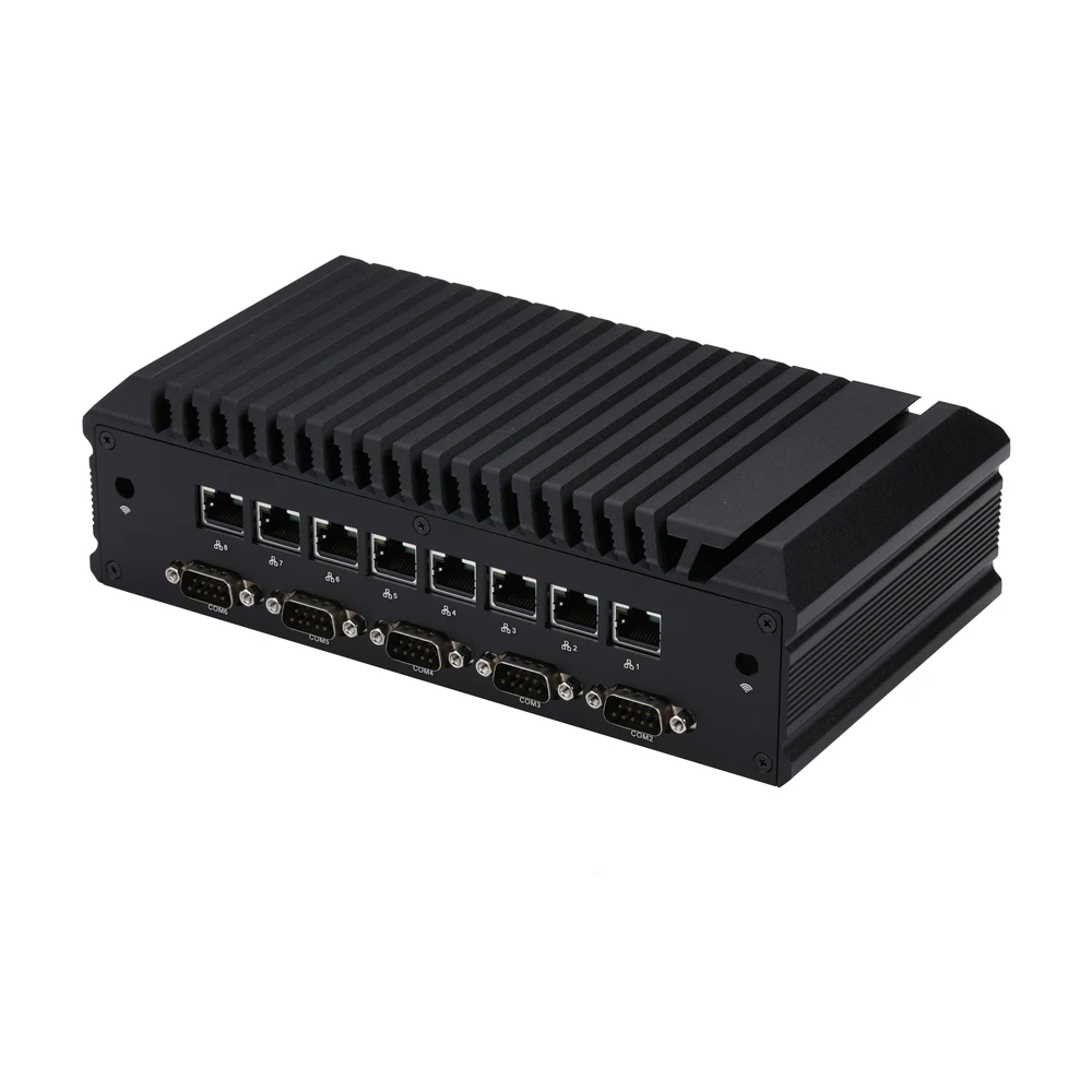 Q30900GEX Serie S20 8 × I225-V/I226-V 2,5 Gigabit LAN, 5 RS232 Firewall PFsense 8th/10th Comet Lake-U Industrail Mini PC