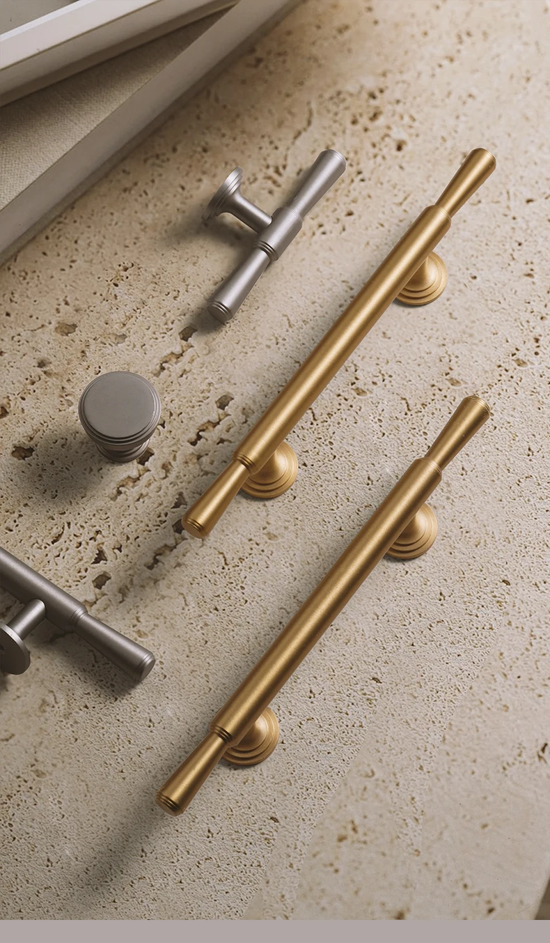 Dooroom Messing-Möbelgriff, Griff-Design, für Schminktisch, Schublade, Schuhschrank, Küchenbeschläge, Großhandel verfügbar – Detail 4
