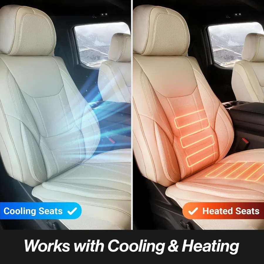 أغطية مقاعد السيارة المخصصة المتوافقة مع كامري CClass سوناتا من الجلد الفاخر غير القابل للانزلاق غطاء مقاوم للماء داخلي مخصص