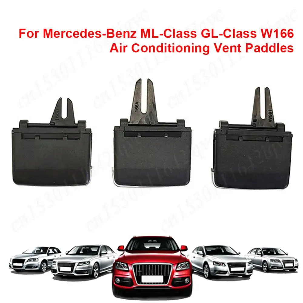 Car AC Vent Grille Tab Clip OEM 1668300054/1668300154/1668300554 Air Outlet Slider Clips Compatible with Mercedes Benz W166 W292