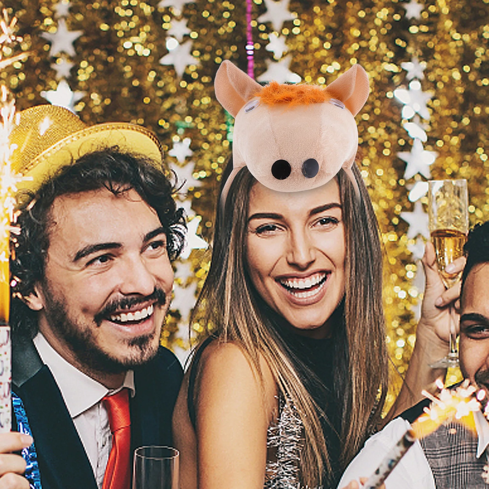 

Horse Costume Headband Animal Party Costume Headbands For Stage Performance Cosplay Dress Up Events Women Kids Horse