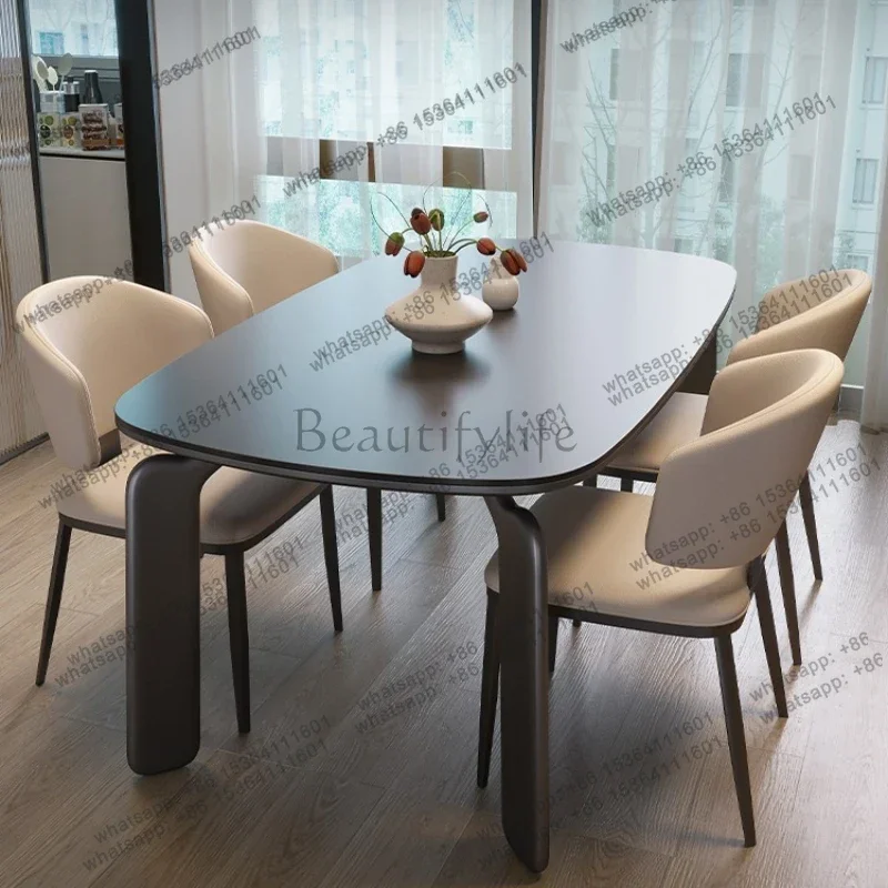 z.Restaurant Italian Design Dining Tables Modern Party Event Kitchen Center Dining Tables Living Room Mesa De Comedor Furniture