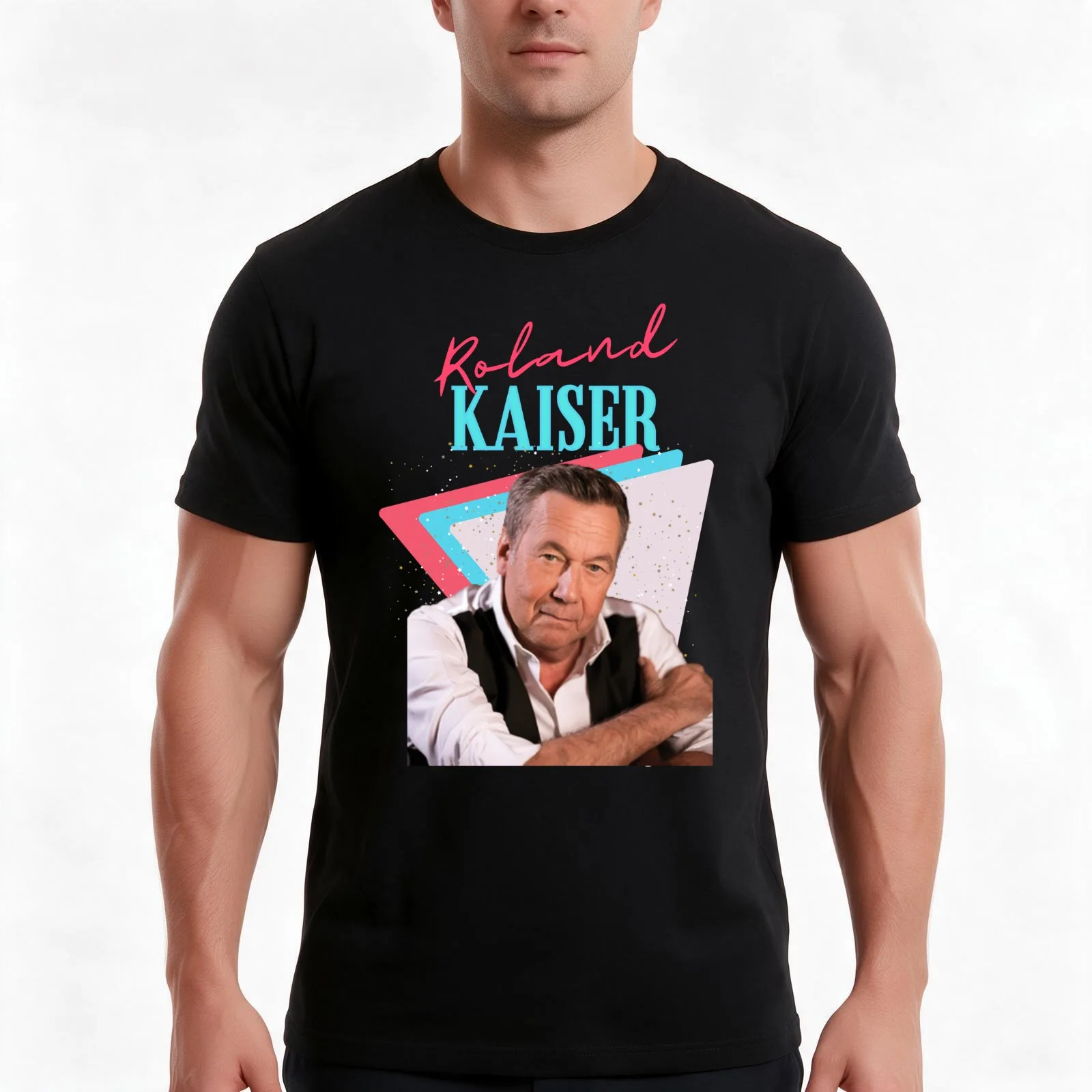 Roland kaiser - rip Roland kaiser T-Shirt Summer Casual Cotton Tee Oversized Streetwear Tops Vintage Graphic Print