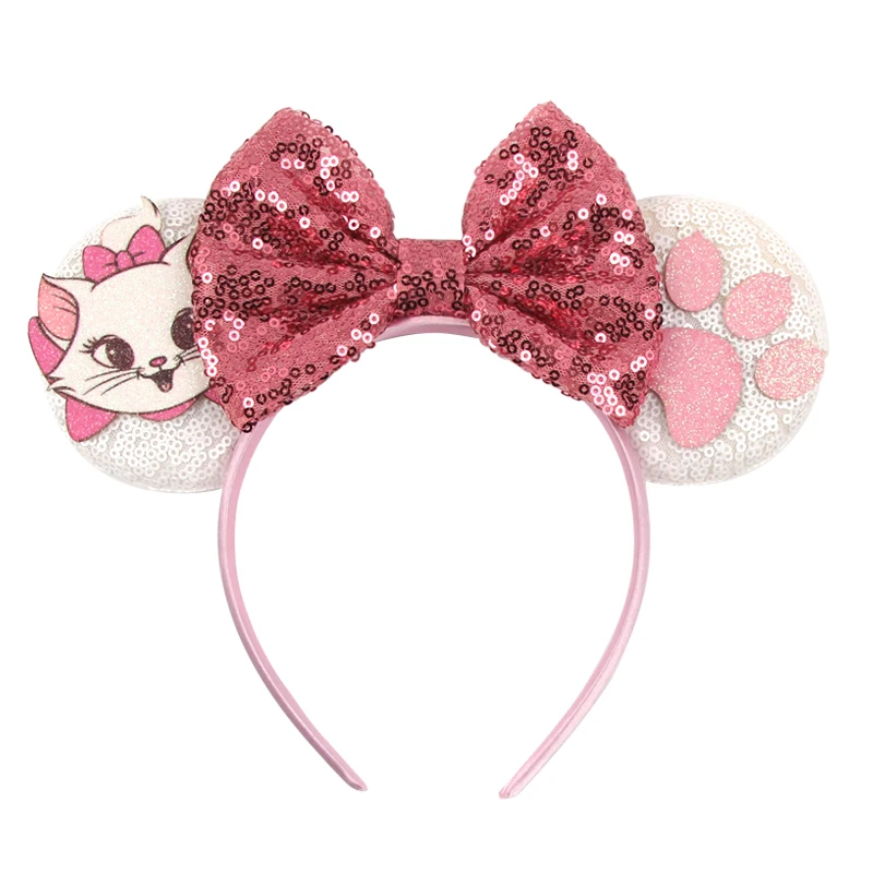 New Cute Disney Mouse Ears fascia per capelli donna paillettes 5 \