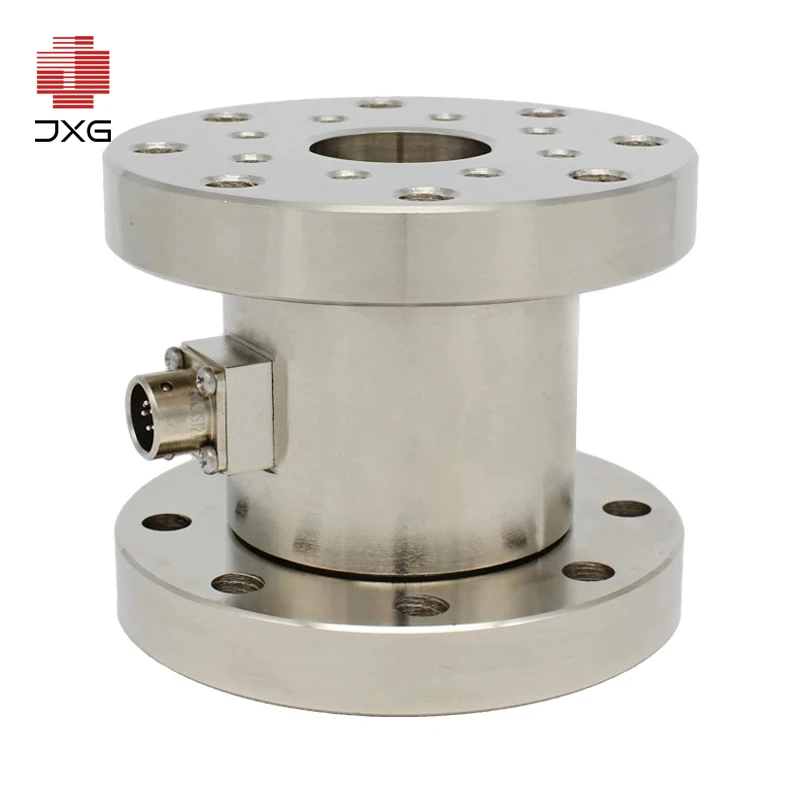 

Static Torque Sensor: 0-2000Nm Flange Torque Sensor with Dual Flange, Screw Lock, and Aviation Plug