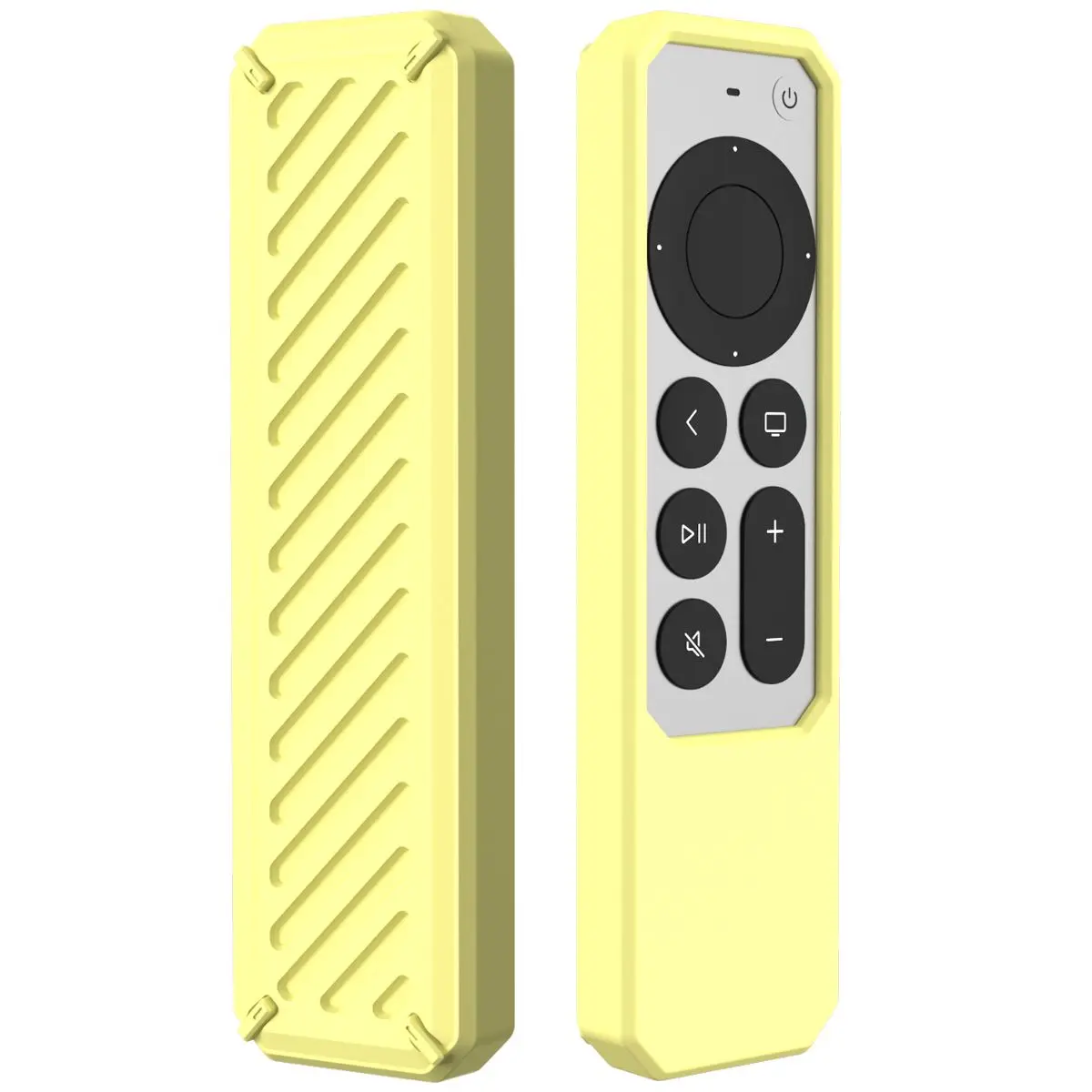 Funda protectora suave para mando a distancia, funda protectora de silicona para mando a distancia para Apple TV 4K Siri Remote 2021
