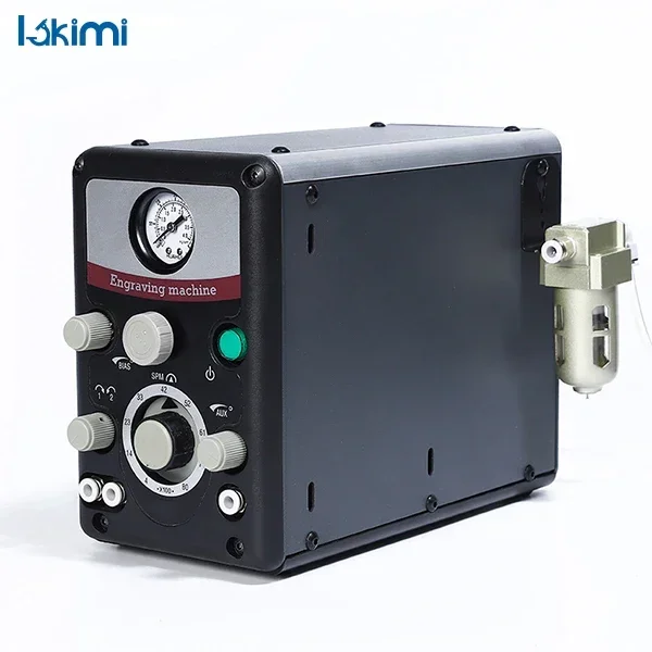 2025/آلة نقش هوائية للمجوهرات تعمل بالهواء المضغوط Lakimi قبضة غرافر الهوائية برأس مزدوج LK-G01 #2