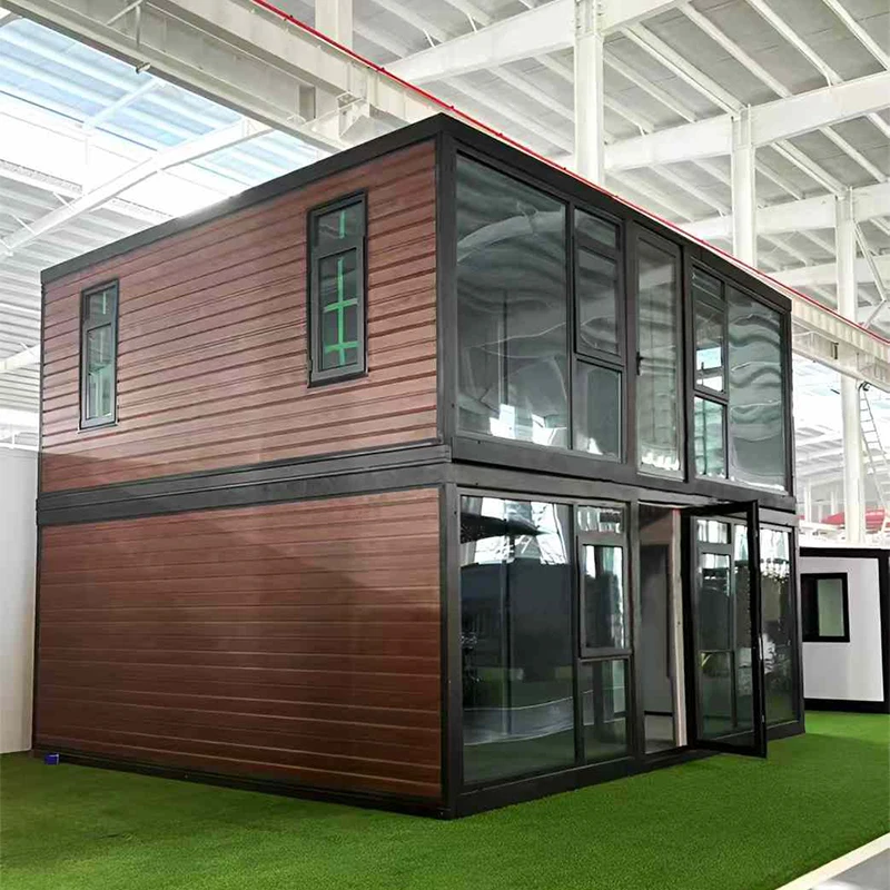 Prefabricated Mobile Steel Expandable Container House Outdoor Use Includes Optional Balcony Kitchen
