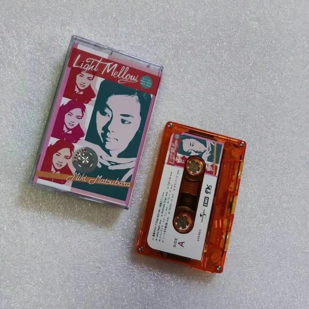 

Cassette Tape Orange Version Classic Style Compilation Retro Nostalgic Collection Audio Universal Gifting Daily Use