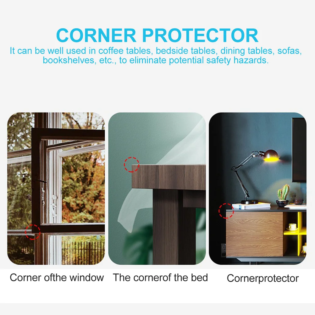 20 Pcs Water Drop Anti-collision Package Corner Bumper Safety Furniture Protection Guard Protector Glass Baby Pvc Guards