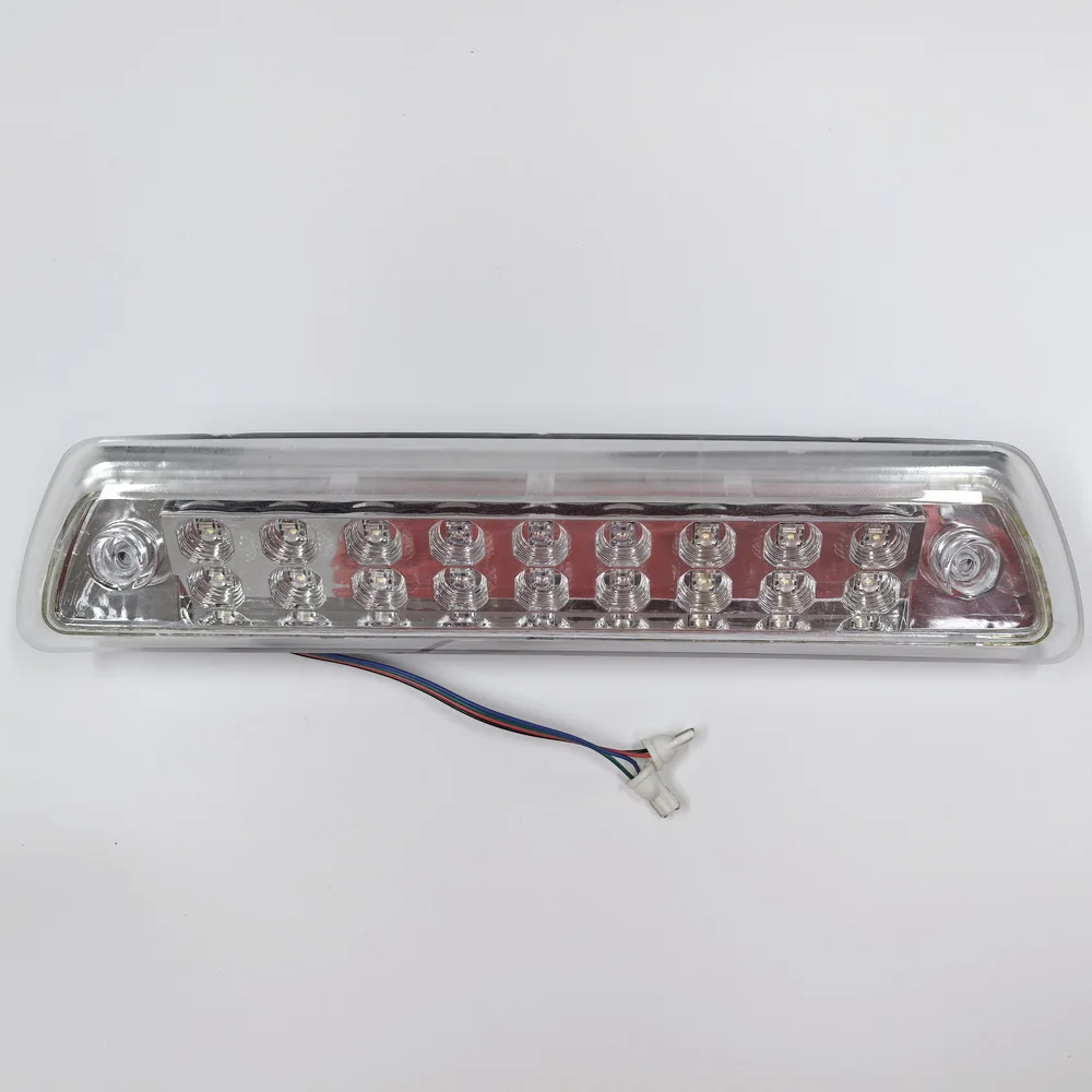 يوليو كينج تسليط الضوء على أضواء الفرامل الإضافية الحمراء المتوافقة مع فورد F-150 F-250 F-350 2009-2014، ضوء النهار الأبيض DRL