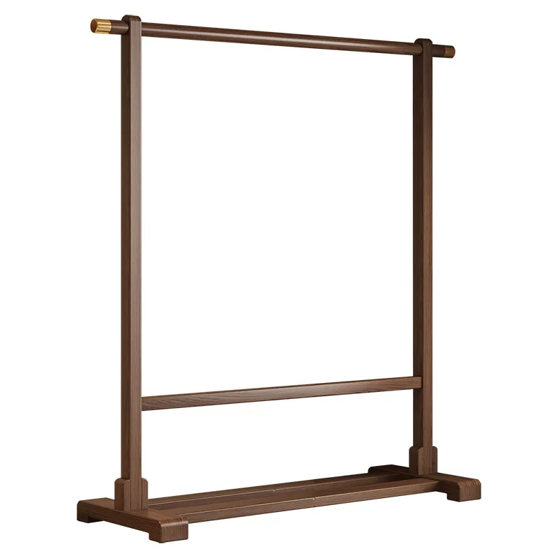 

Floor-to-ceiling bedroom simple indoor clothes hanging rod, a vertical coat rack for home clothes hanging