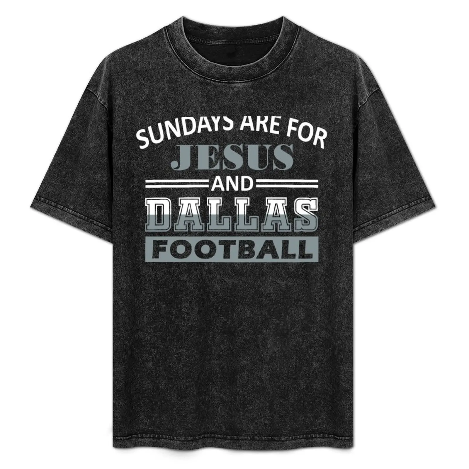 Funny Dallas Pro Football - Sundays are For Jesus and Dallas T-Shirt oversized t shirt man clothes tees plain black t shirts men