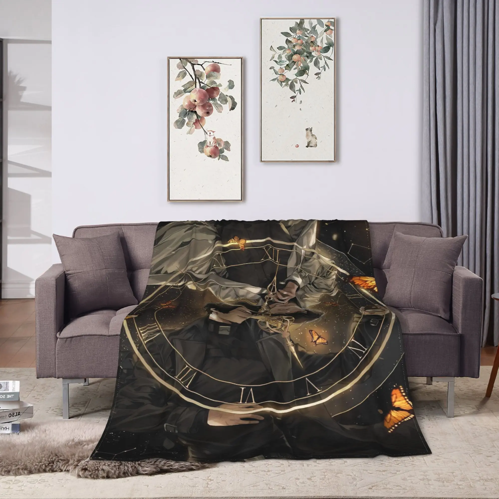 Novel Omniscient Reader Viewpoint Flannel Blanket Super Soft Throw Blanket for Bedroom Decorative Bedspread Sofa Bed Cover