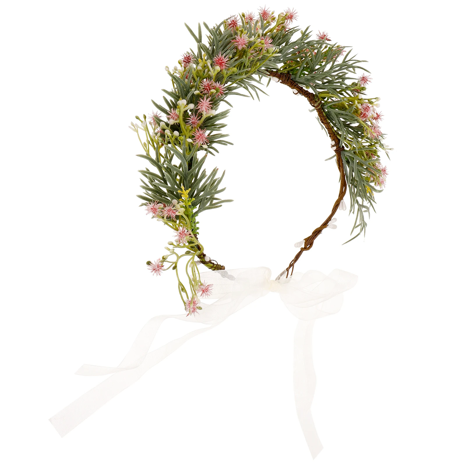 

Artificial Flower Headb Bridal Baby's Breath Women Wedding Hair Accessories Flower Crown Bride Wedding Headb Headdress