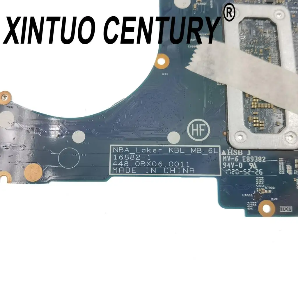 Imagem -05 - para hp Envy X360 15-bp Ddr4 com Sr341 I77500u Cpu Laptop Motherboard 16882100 Testado 924309601 924309501 932800-601