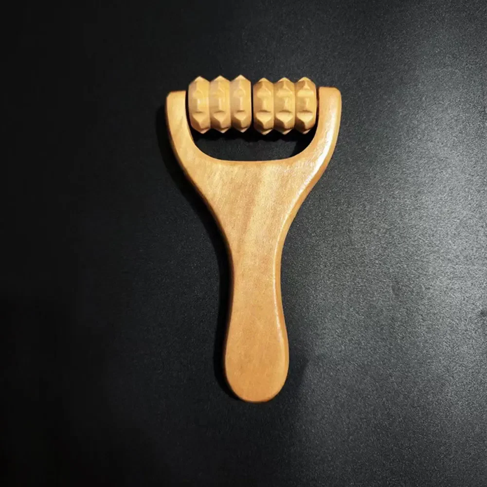 Mini Wooden Roller Massager Neck Shoulder Leg Universal Hand Massager Massage Tool Acupoint Foot Massager Muscle Pain Relief
