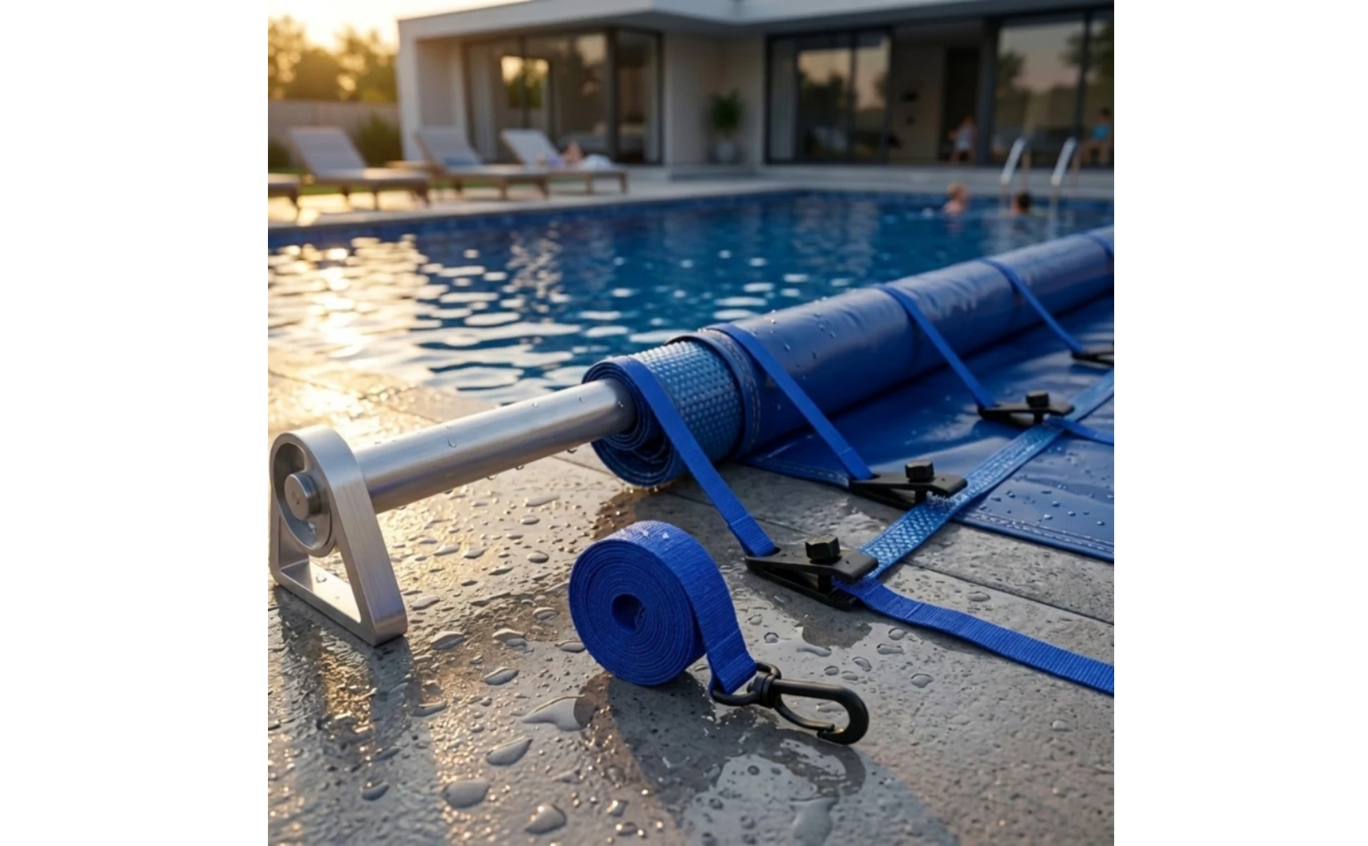 8 Pieces Solar Blanket Strap Kit Easy to Install Solar Cover Reel Strap Kit Long-Lasting Replacement 8 Pieces Solar Blanket Strap Kit Easy to Install Solar Cover Reel Strap Kit Long-Lasting Replacement