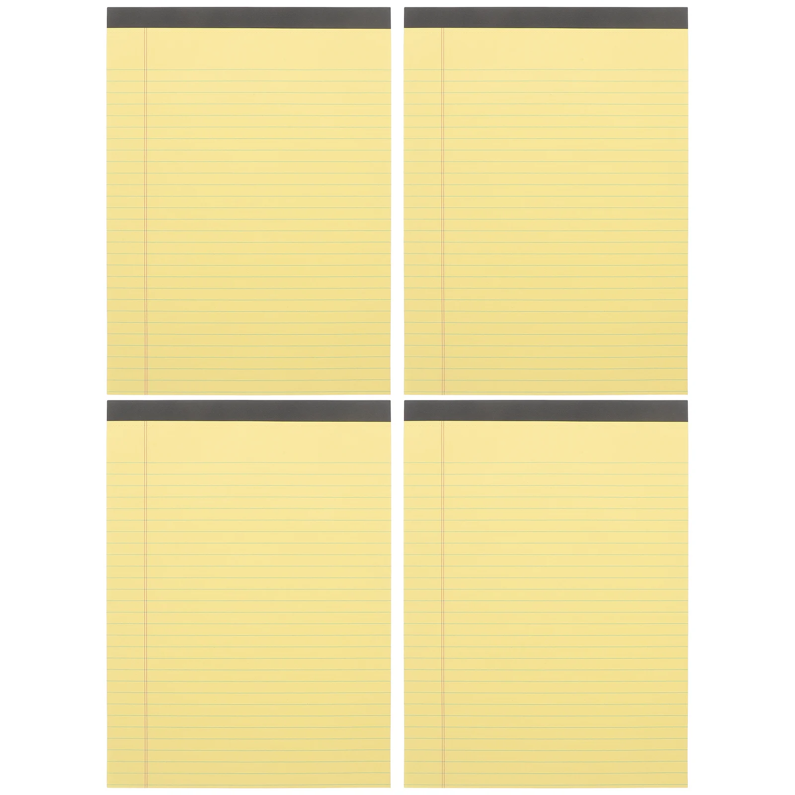 

4pcs Thick Tearable Memo Pad Lined Pocket Size Legal Pad Undated Design Planner For Office School Students A4 Notepads Wide
