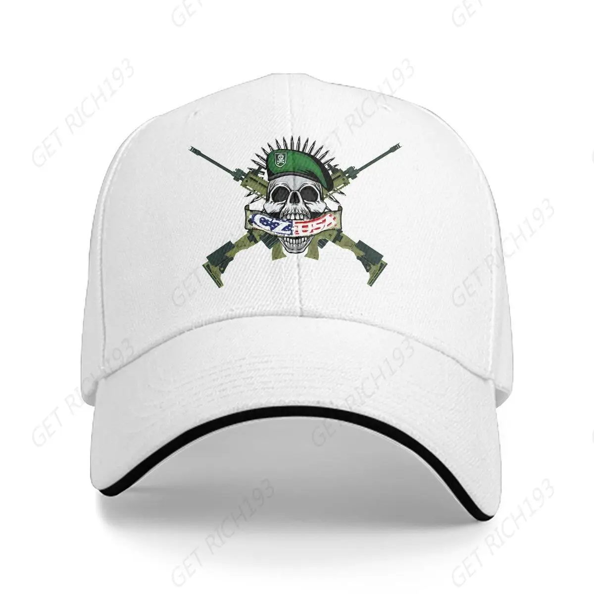 Cool Baseball Caps Peaked Cap Skull Sports Sun Shade Hats For Men Women One Size