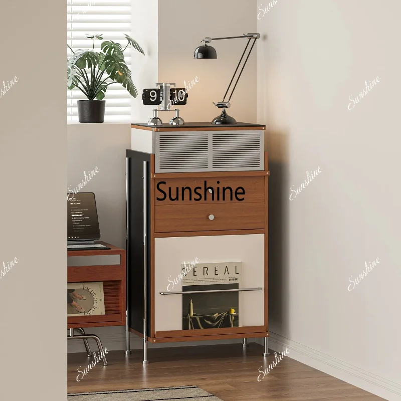 Modern simple antique chest cabinet commercial meeting display cabinet multi-functional storage cabinet