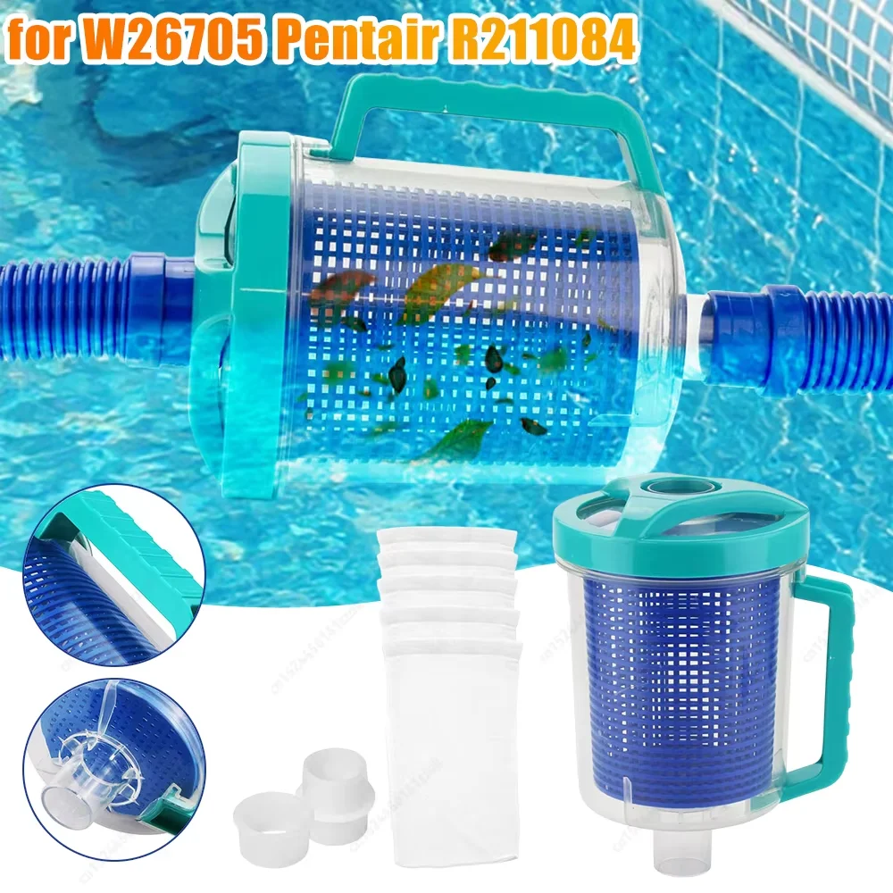 

Листоуловитель Pentair R211084 с ручкой для встраиваемого фильтра для бассейнов Zodiac W26705, с 5 салфетками-фильтрами для Hayward W560