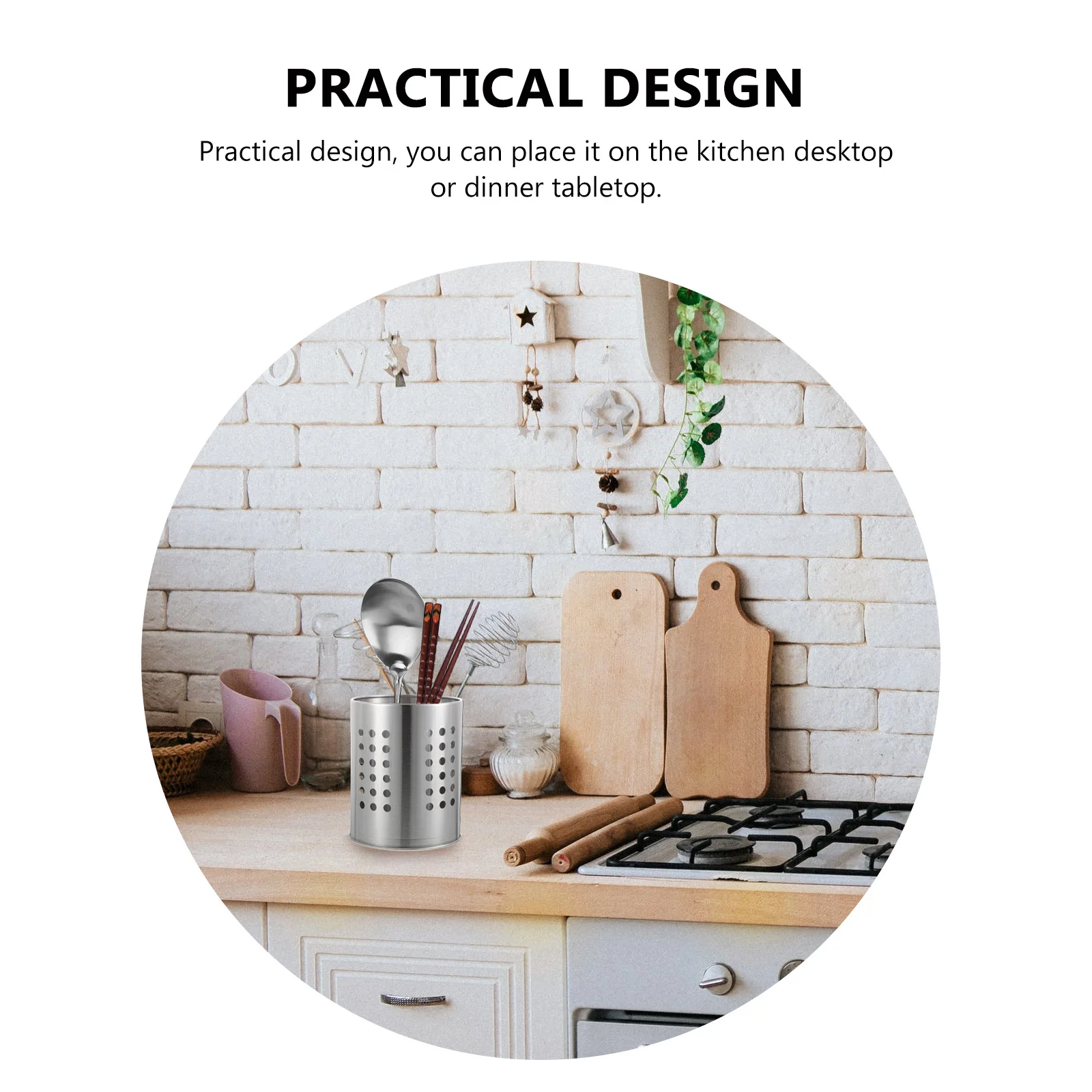 

2pcs Stainless Steel Tableware Storage Container Kitchen Home Chopsticks Forks Silverware Organizer, Draining Storage Holder