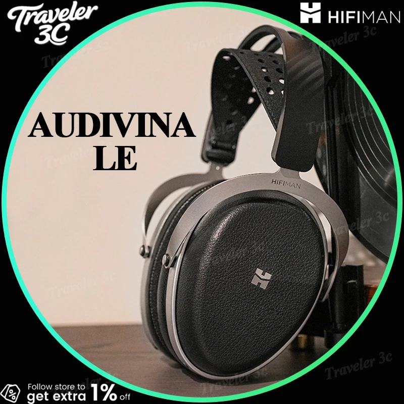 

Распродажа Hifiman Audivina Le Проводная HIFI-гарнитура Полноразмерные накладные плоские наушники с диафрагмой Закрытый мониторинг Аудио Подарок