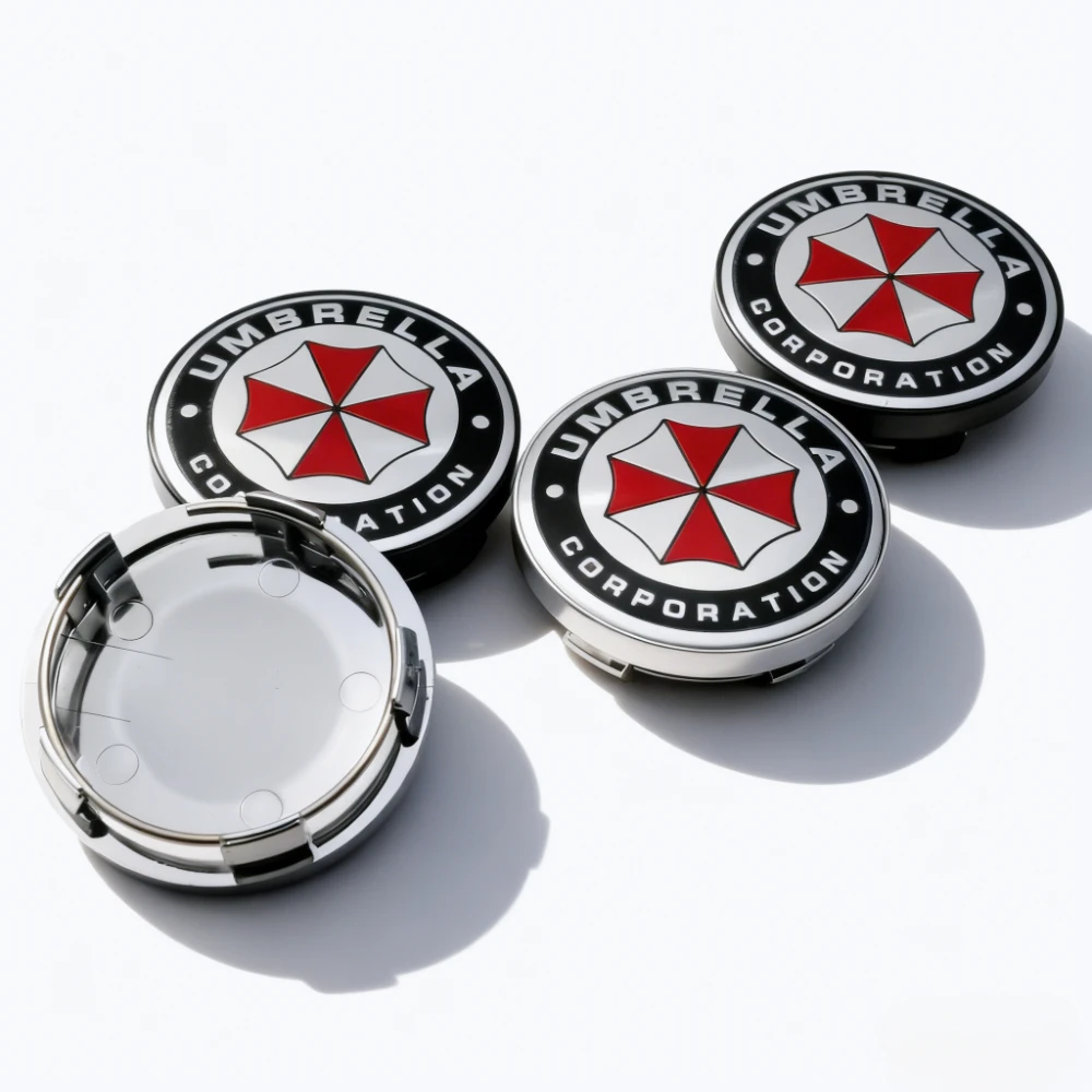 4 stücke Regenschirm Logo Emblem Abzeichen Auto Rad Mitte Kappen OD 58 MM 54 MM Räder Radkappe Felge Radkappen staub Abdeckung Ersetzen Auto Zubehör