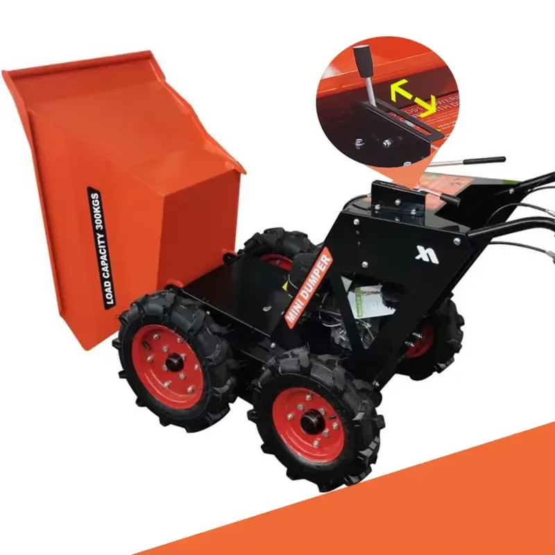2026 CE 350kg Kohler Engine 4x4 Drive Electric Wheel Loader Mini Dumper