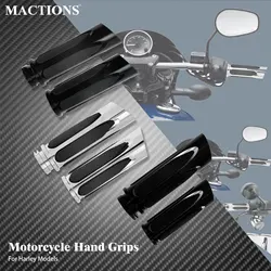 Motorcycle Handlebar Grip 1'' 25mm Hand Grips Handle Grip For Harley Touring Road King FLHR Sportster XL1200 Dyna Softail V-Rod