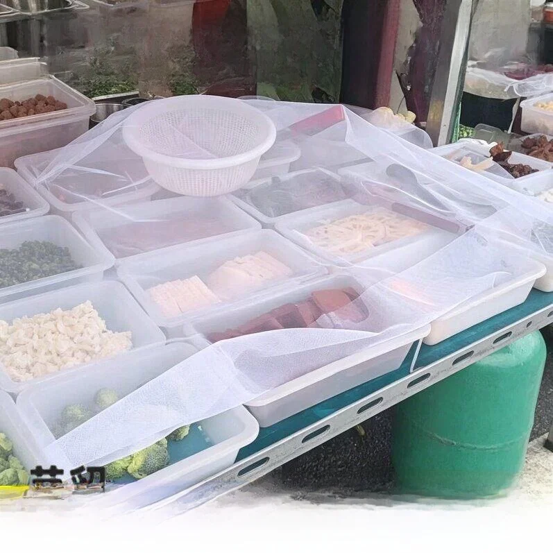 Kitchen Use Dust Proof Cloth Cover for Cooking Boiling Drying Food Protection against Mosquitoes And Insects Commercial Stall