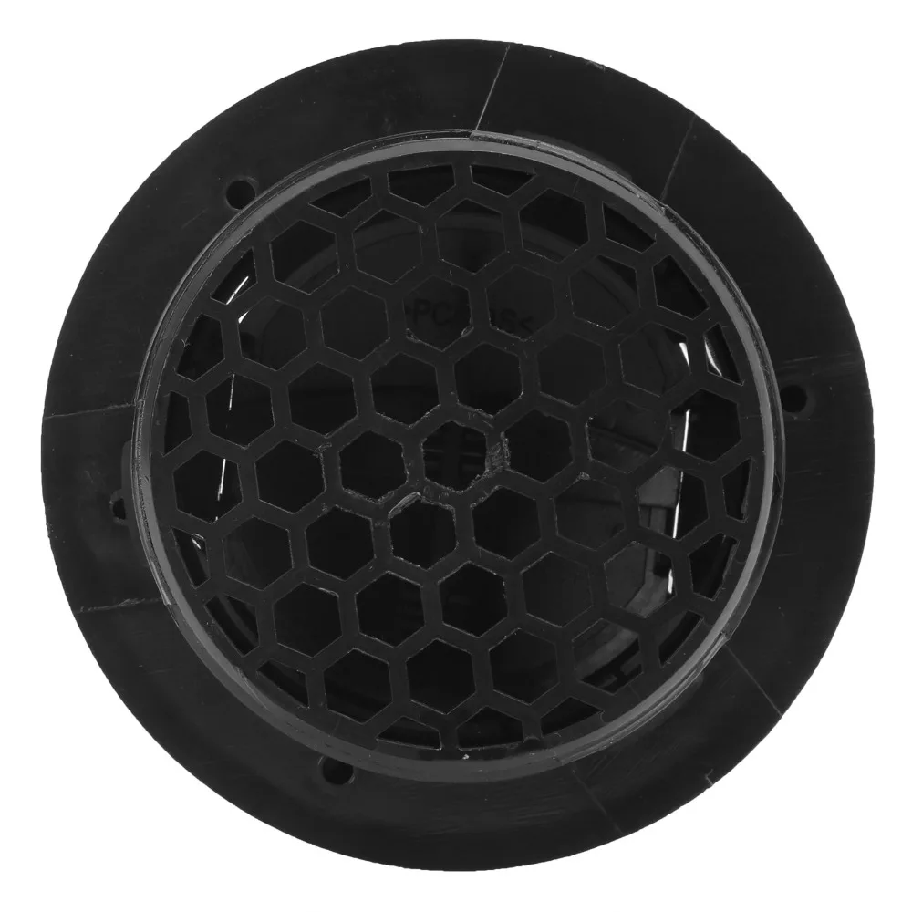 

Universal 100/75mm Air Conditioning Outlet Round With Grille Ventilation Outlet Black Outlet Vent Boat